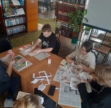 Воспитанники Воскресной школы приняли участие в мероприятии в библиотеке 